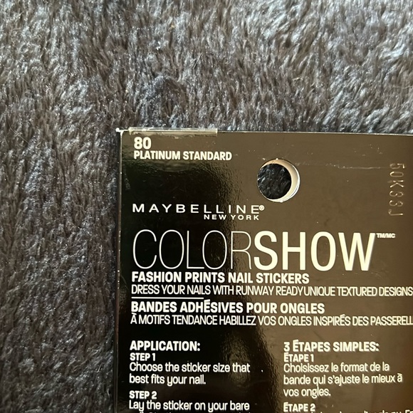 Maybelline Color Show Nail Stickers Mirror Effect *Platinum Standard* - Picture 3 of 4